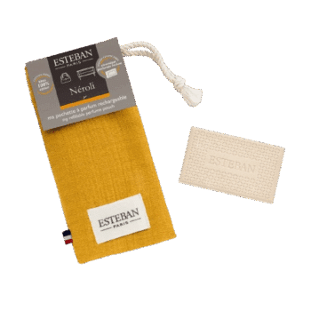Perfuma los pequeños rincones de tu hogar con la bolsita perfumada recargable para armarios Néroli de Esteban Paris