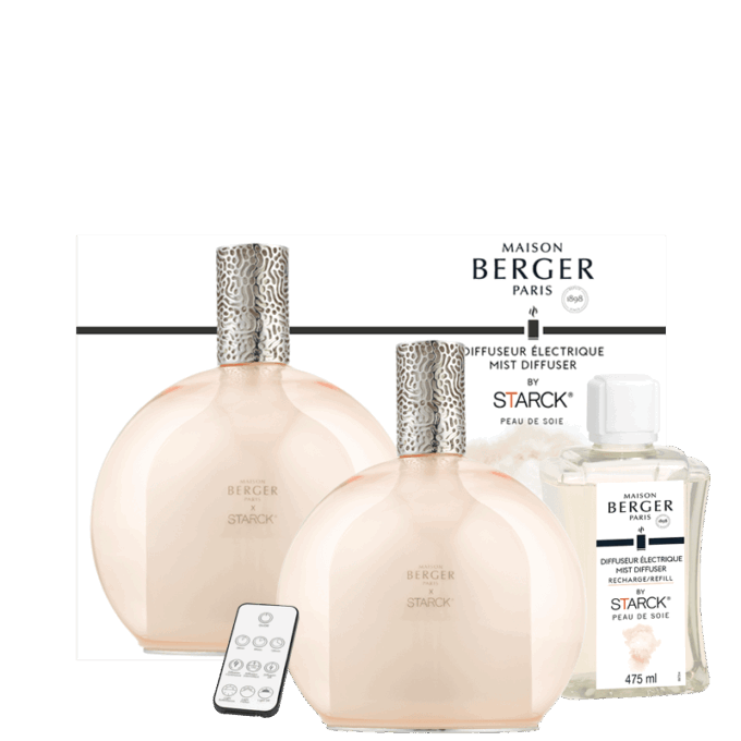 Perfuma tu hogar con el difusor eléctrico Starck y la bruma Peau de Soie