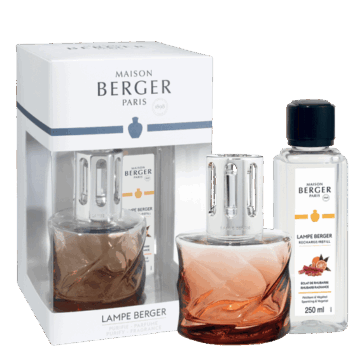 Lámpara catalítica Spirale Rose Ambré