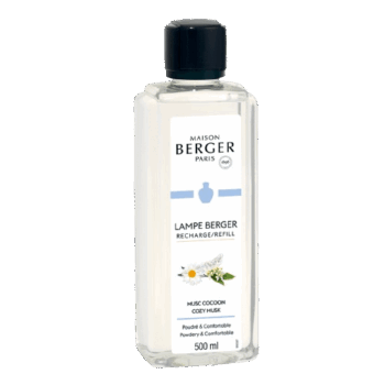 Perfuma tu hogar con el líquido para lámpara catalítica Musc Cocoon de Maison Berger