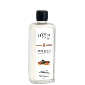 Perfuma y purifica el entorno de tu hogar con el líquido para lámpara catalítica Féerie Boisée 1 litro de Maison Berger