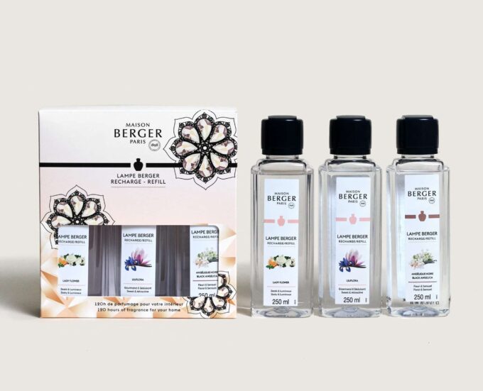 Perfuma tu hogar con el triopack para lampara catalítica Lady Flower