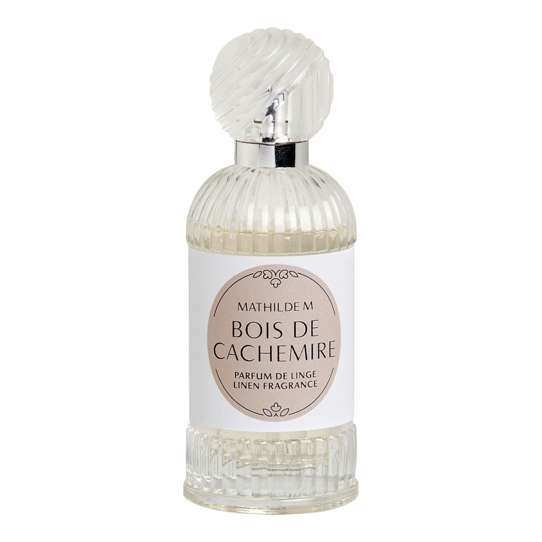 Perfuma los tejidos de tu hogar con el perfume de textil Bois de Cachemire 75 ml de Mathilde M.